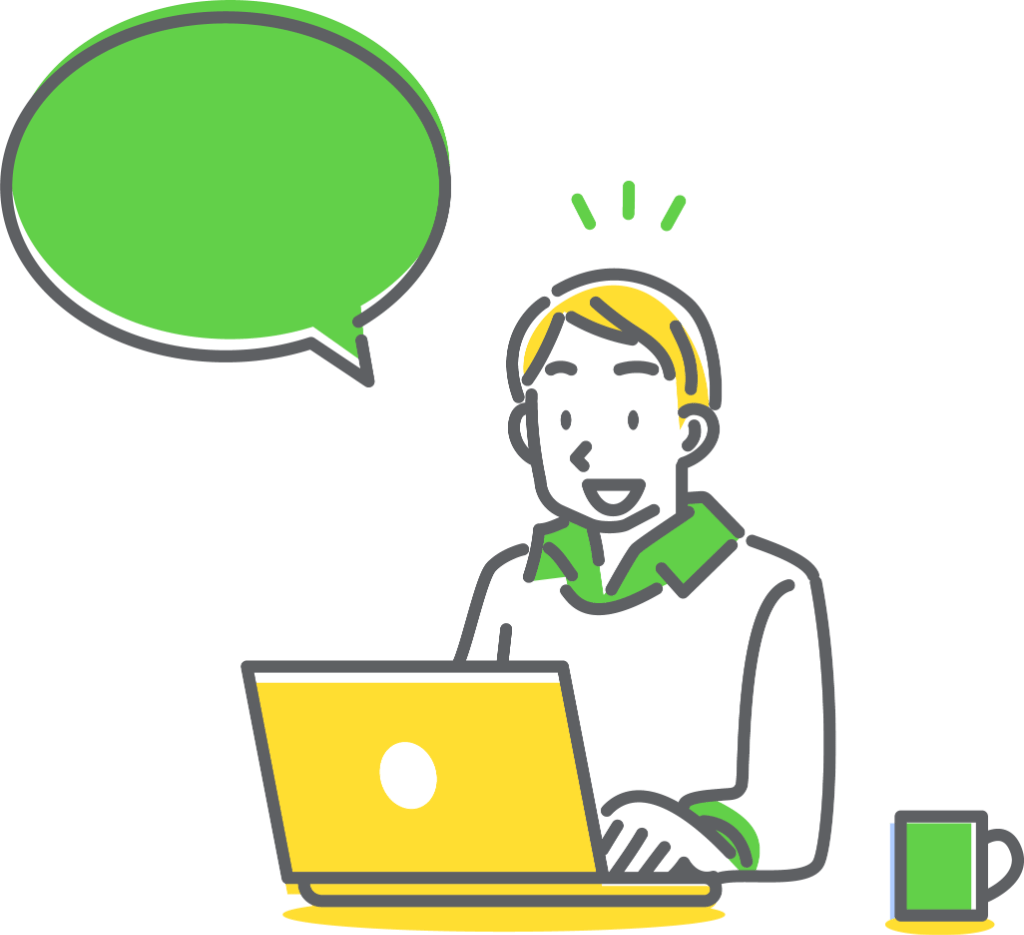 障がい者グループホームの開業や運営について無料相談しているイラスト