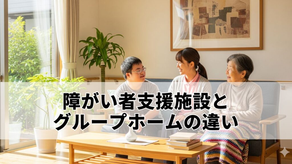 障がい者支援施設とグループホームの違い｜入所条件や費用・選び方を解説